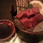 会津郷土食 鶴我 - 馬刺し　ヒレ