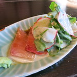 土家 - 25年12月②　鰤のづけサラダ　豆乳ドレッシング