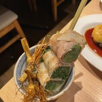 肉男 - セリの肉巻き