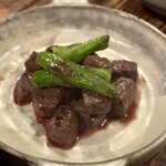 北海道料理 かすべ - 鹿肉のサイコロステーキ