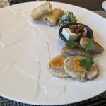 一茶一酒 - 前菜…それぞれが…うまいっす