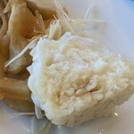 一茶一酒 - 飲茶の豆腐焼売の断面図