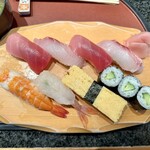 しほう田 - にぎり寿司ランチ…1100円(税込)※2024年より1300円(税込)