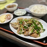 中華料理　幸莱 - レバニラ+ご飯セット