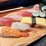 しほう田 - にぎり寿司ランチ…1100円(税込)※2024年より1300円(税込)