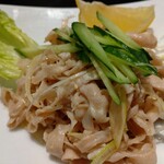 朝鮮飯店 - ガツとネギの和物