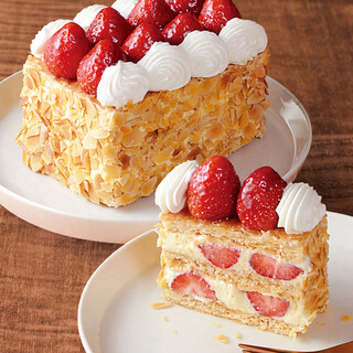 “Strawberry mille-feuille” is a legendary Sweets that captivated many people.