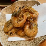 季節料理 よし野 - 芝海老スパイス揚げ