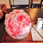 三日月氷菓店 - 2013年12月のかき氷 ラズベリー