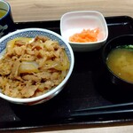 Yoshinoya - 冷めた牛丼