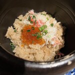 Shinagawa Koshitsu Washoku Matsumoto - 蟹といくらの土鍋