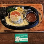 トマト＆オニオン - チーズたっぷりイタリアンハンバーグ¥1044