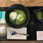 廣榮堂 - 濃茶のアフォガード¥550外　スッキリして美味い