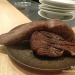 銀座 大石 - 料理の素材、牛タン加工済み