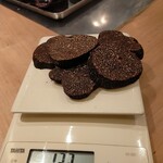 銀座 大石 - 料理の素材、トリフュ