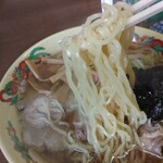 柿崎もち屋 - 麺はモチモチしてます　今日のゆで加減は好き