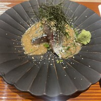 対馬のどぐろとイカ活き造り 博多 魚蔵 都ホテル店 - 