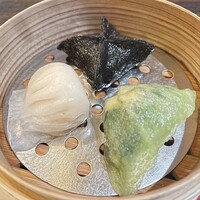 中国料理 彩龍 - 蒸し点心三種盛り合わせ