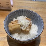 Shinasoba Nakajima - 角煮ご飯