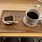 soco cafe Meigen an - コーヒー(hot)¥450(税込)お水も美味しいですよ。