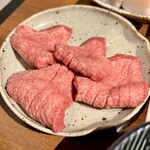 焼肉 らくはち - 並タン1600円