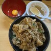 札幌軒 - 肉丼＋生玉子