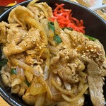 Sapporoken - 肉丼に紅生姜