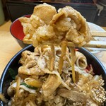 Sapporoken - 肉丼、箸上げ