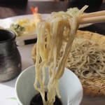 山桜 - 先っちょにﾁｮﾝと汁を浸け・・・。