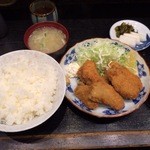 魚かし料理 おい川 - カキフライ定食