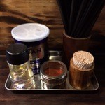 ラーメン ヤスオ - 卓上調味料