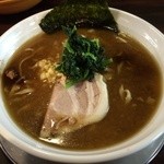 ラーメン ヤスオ - ラうどん（太麺） 750円　普通盛りなので麺量推定200グラムくらい