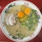 長浜ラーメン 味のまんぷく - 料理写真:（生）たまごラーメン