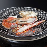 タラバかに炭火焼