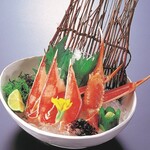 crab sashimi