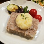 キッチン ブルー グローブ - 反対側から、今日はソースてはありません