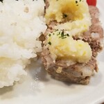 キッチン ブルー グローブ - 残り少ないテリーヌ