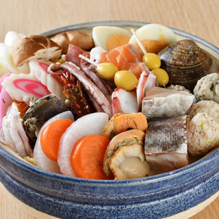 村木屋Hanare名產“30種以上時令食材的什錦火鍋”