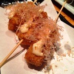 八吉 池袋西口店 - 子持ち昆布の串揚げ！