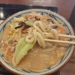 丸亀製麺 - 豚ちゃんぽんうどん並