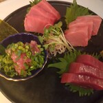 居酒屋いのうえ - 本マグロ盛り合わせ