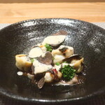 フィエルテ - ブルターニュ産 オマールブルー/鹿児島県産 牛頬肉