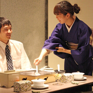 大切な日のご利用にもおすすめ。細やかな心遣いでおもてなし