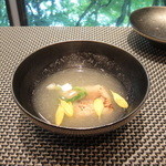 鮨あんりえるるかん - ランチのコース「色」のお椀