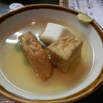 大納言本家 - お通しのおでん