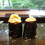 鮨あんりえるるかん - ランチのコース「色」の握り