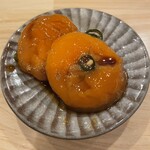 rojiurasakabatachinomigompoji - 卵黄の青唐辛子醤油漬け