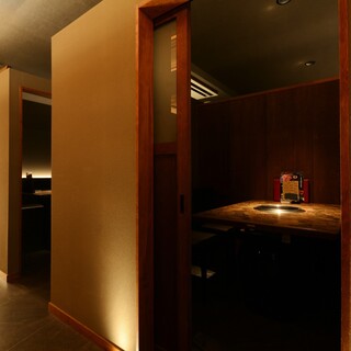 Relax and enjoy yourself in a private room based on Japanese style.