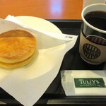 Tullys Coffee - イングリッシュマフィン・ハムエッグのモーニングセット
