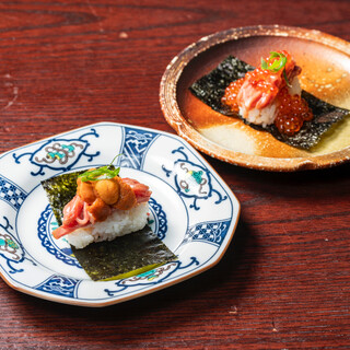 专业！寿司寿司鲑鱼子和生海胆 yukke